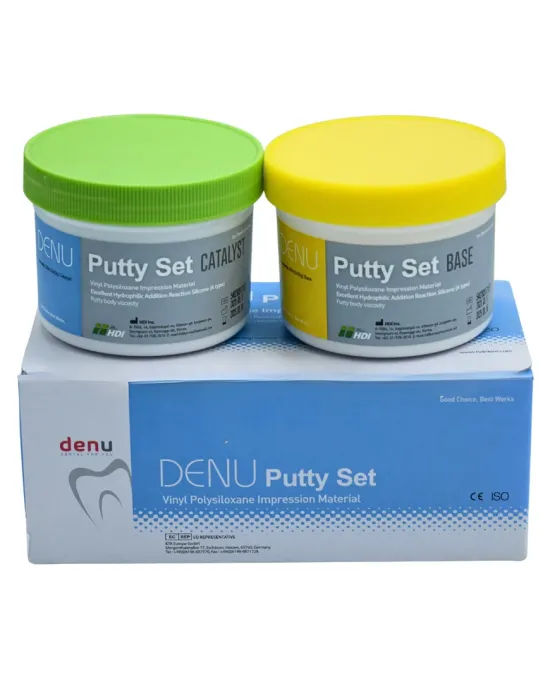 Denu Putty Set Normal 1 x 560ml(800g)[ (280ml(400g) base, 280ml(400g) catalyst], Small spoons